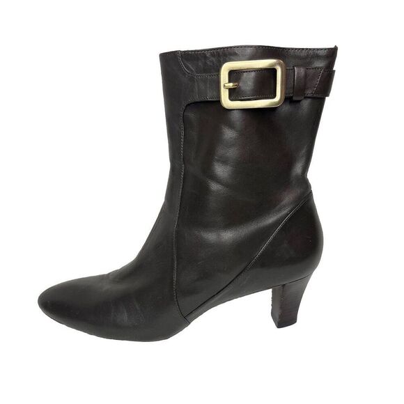 Cole Haan Sole Lynda Booties Womens Size 8.5B  Brown Leather‎ - Picture 1 of 16